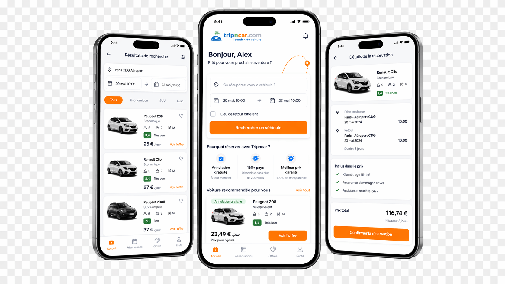 Application mobile Tripncar