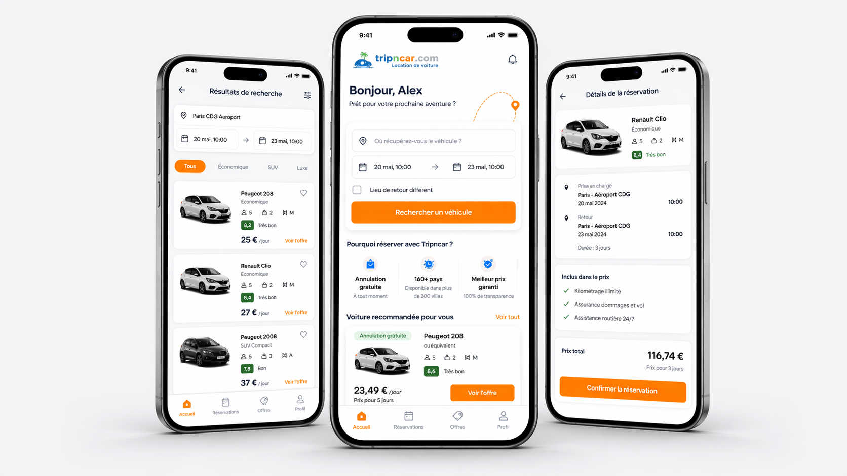 Application mobile Tripncar